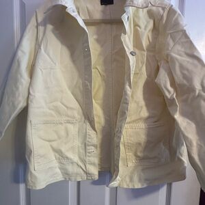Women's faded buttercream jacket size large